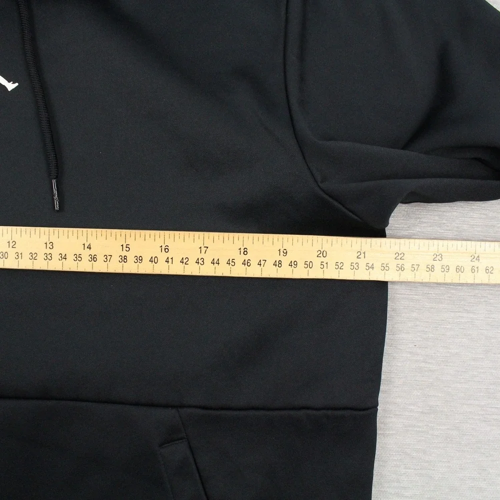 Jordan 23 Alpha Hoodie Mens M Black Pullover Polyester Long Sleeve